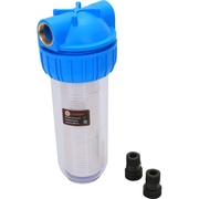 Фильтр мех. очистки воды ФВ-01 (1л, +2 штуцера)